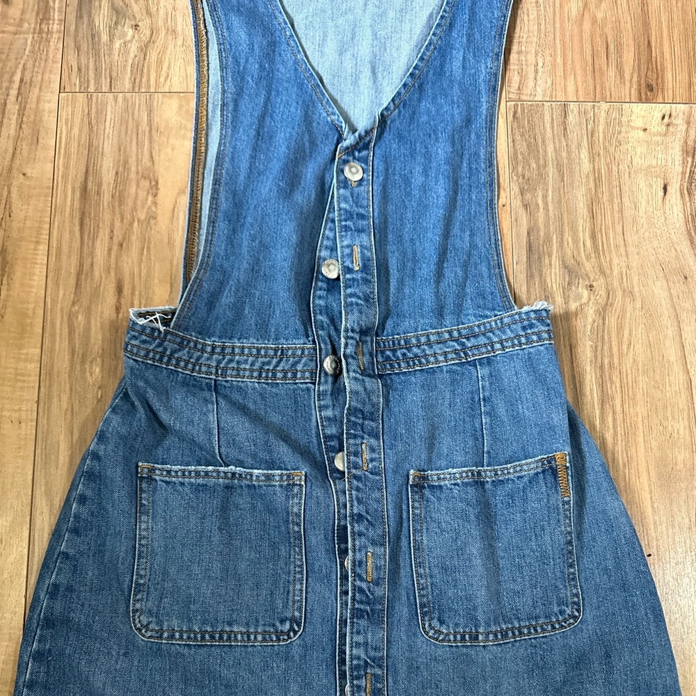 Zara Light Blue Denim Top